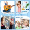 Visfun Reusable Sticker Book for Kids, 4Pack Jelly Quiet Book Fun Travel Stickers Waterproof Toddler Sticker Activity Busy Book for Toddlers, Birthday Gifts for Boys and Girls