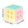 6 Pack Speed Cube 3x3 Set, Stickerless Cubes 3X3, Party Favors, Puzzle Game Toys, Classroom Prizes, School Rewards