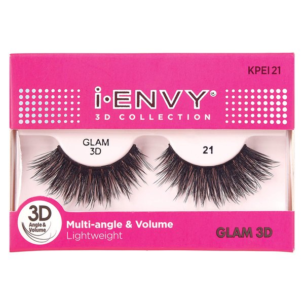 i-Envy False Eyelashes 3D Glam Collection Multi-angle & Volume Lashes