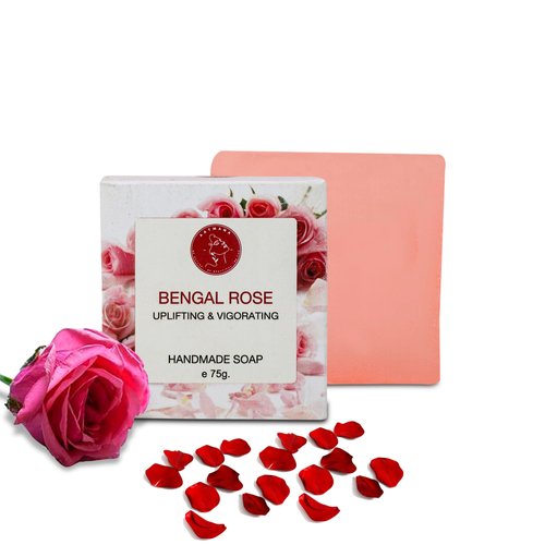 AATMANA Bengal Rose Handmade Natural Bar Soap for Men & Women, Moisturizing Body & Face Soap, 7.9 Oz Soap Bars (3 Soap Set)