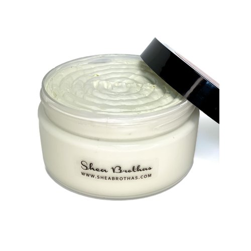 Shea Brothas | Unrefined | Raw | Organic | Shea Butter | Whipped | Body Butter | Dry Skin | Eczema | All Skin Types | Men | Women | Kids | Gifts | Fair Trade | Vegan | 8 oz