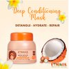 ETNIKER Deep Conditioning Mask | Afro-textured, Curly &amp; Wavy hair | Detangle, Soften &amp; Moisturize | Coconut Oil, Shea Butter &amp; Monoi Oil | Free from Salt, Sulfates, and Parabens | Size: 10.5oz (300g)