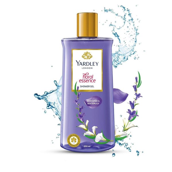 Yardley London Floral Essence Shower Gel Gardenia & Waterlily - 250ml /8.45 Fl Oz