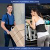 NYOrtho Back Brace for Women & Men - Instantly Relieves Back Pain - Back Support Brace - Back Support Belt for Surgeries - Maximum Posture & Spine Support - Adjustable & Breathable - 3XL 46-50 in