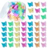 YGDZ Butterfly Hair Clips, 50pcs Cute Baby Hair Claw Clips Small Butterfly Hair Clips Accessories for Hair 90s Girls Women