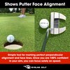 EyeLine Golf Impact Ball Liner - Training Aid Accessories - 3 -Pack Red Alignment Kit Marker Pen by Hank Haney. Align Ball See Putter face Alignment to Target line. Immediate Short putt Improvement