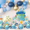 25pcs Science 4th Birthday Party Supplies, Chemistry School Cupcake Toppers Decorations, Scientis tlaboratory Theme Happy Birthday Kids Cupcake Toppers Decoration (4th)