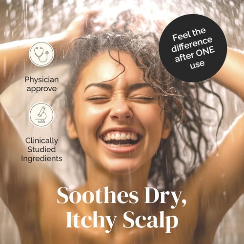 Puriya Tea Tree Clarifying Shampoo. Plant Rich Dry Itchy Scalp Relief, for Kids, Adults, Sulfate Free, No Harsh Chemicals Seen in Dandruff Treatment, Seborrheic Dermatitis, Psoriasis Shampoo, 16 oz