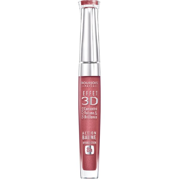 Bourjois 3d Effet Lip Gloss for Women, 03 Brun Rose Academic, 0.19 Ounce