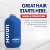Huron Men's Shampoo - Mens Daily Shampoo for Full & Strong Hair- Nourishing Shampoo for Men's Hair with Argan Oil & Vitamins E and B5-11.7oz