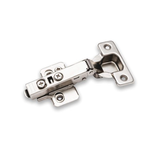 Berta, 2 Pieces Full Overlay Frameless Soft Closing European Hinges, 110 Degree 3D Adjustable Clip On Concealed Kitchen Cabinet Door Hinges with Screws (2 Pieces)