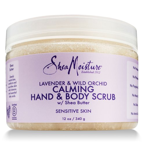 Shea Moisture Lavender & Wild Orchid Hand & Body Scrub 12 Ounce (U-BB-2934)