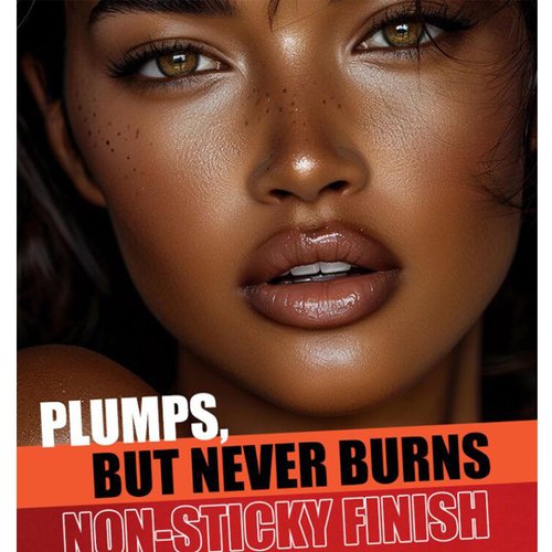 gcdat 3 Colors Lip Plumping Booster, Lip Plumper Gloss, Duck Plump High Pigment Plumping Lip Gloss with Spicy Ginger, Vegan Lip Makeup, 4.8ml Each (Set B, 3 PCS)