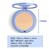 Oil Control Face Pressed Powder, Clarifying Finishing Powder, Pressed Setting Powder, Waterproof Long Lasting, Flawless Lightweight Face Cosmetics, 0.35Oz (03 Pure Beige)