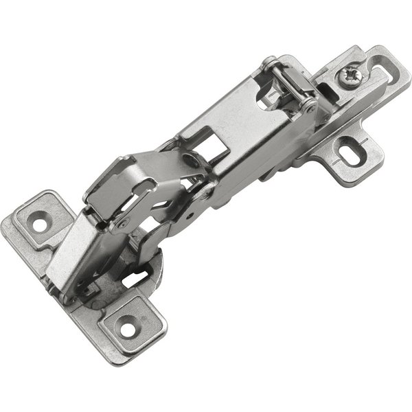 Hickory Hardware P5120-14 Euro Cabinet Concealed Hinge - Self Closing Feature - Full Overlay Frameless Design with 165° Opening - Easy Installation Hinge - Polished Nickel Finish 1 Set of Pair