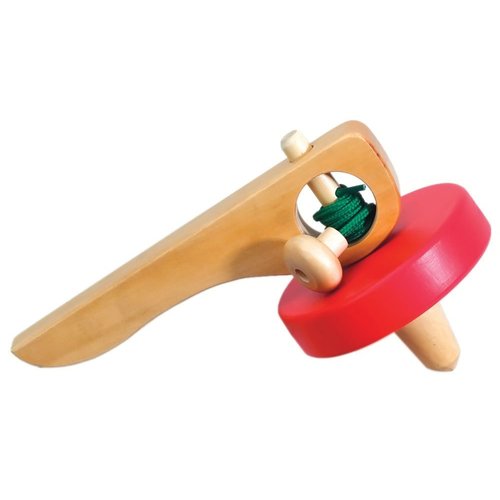 The Original Toy Company Hand Spinning Top (Red)