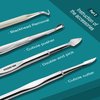 MR.GREEN Manicure Set 12 in 1 Full Function Nail Clippers Personal Care Tool Kits Stainless Steel Pedicure Sets with Leather Case Idea Gift (12Pcs set)