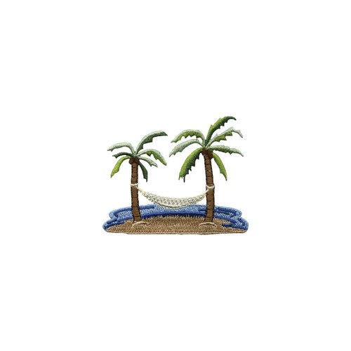 Tervis Palm Tree & Hammock Scene Made in USA Double Walled Insulated Tumbler Cup Keeps Drinks Cold & Hot, 24oz, Unlidded