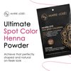 Marie-José & Co Henna Dye Set - Professional Henna Tint for Spot Coloring - Good for 50 Applications (Medium Brown)