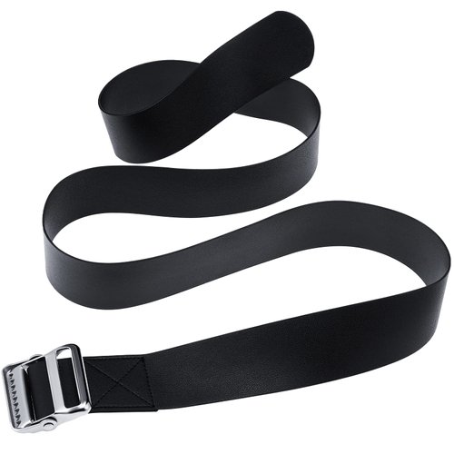 Vinyl Gait Belt Transfer Belt for 60 Inch Assist Device Gait Belt Safety Occupational Physical Therapy Gate Belt with Metal Buckle Handles for Elderly Pediatric Caregiver Nurse Therapist