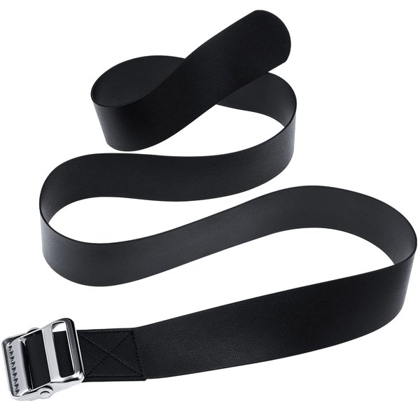 Vinyl Gait Belt Transfer Belt for 60 Inch Assist Device Gait Belt Safety Occupational Physical Therapy Gate Belt with Metal Buckle Handles for Elderly Pediatric Caregiver Nurse Therapist