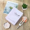 Ckakra Sound Therapy Tuning Fork,2048Hz Healing Rose Quartz Crystals Set, Meditation,Mindfulness,Zen Decor,Self Care Gifts for Women, Lilac Box, Rose Gold