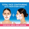 Stylia MaxiLift V-Line Lifting Collagen Face Mask - Advanced Double Chin Reducer - Jawline Shaper - Neck Firming and Tightening Mask with Hyaluronic Acid & Aloe Vera - Chin Strap for Sleeping - 10PC