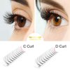Premade Fans Eyelash Extensions 7D-D-0.07-16 Short Stem Premade Volume Eyelash Extensions 3D 5D 7D Volume Lash Extensions 9 to 20 mm Pre made Lash Fans C D Curl .07 .10(7D-D-0.07,16mm)