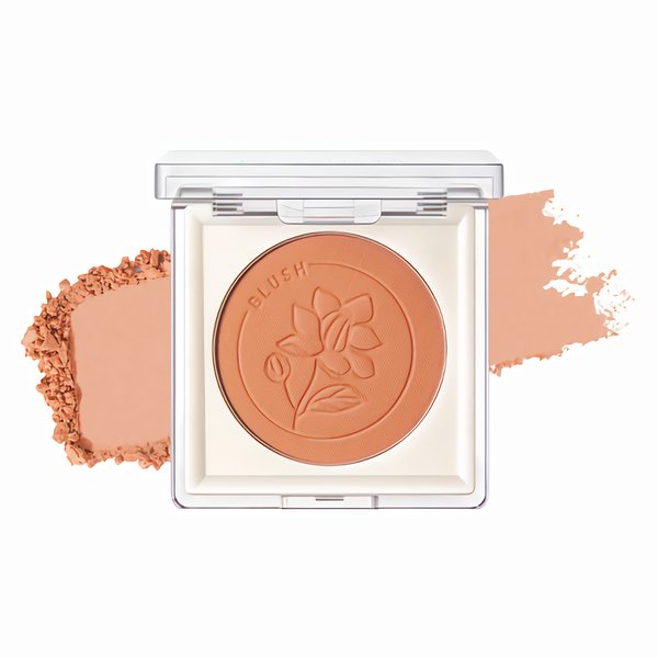 FOCALLURE Powder Palette Blush, Matte Mineral Blush Powder, Bright Shimmer Face Blush Makeup, Contour and Highlight Blush Palette, Highly Pigmented, Long Lasting, Waterproof, Blendable, 101