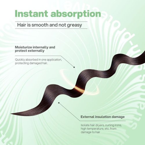 AshleyShine Hair Serum Inprove Hair Growth Repair Dry Frizzy Hair Care 4fl.oz