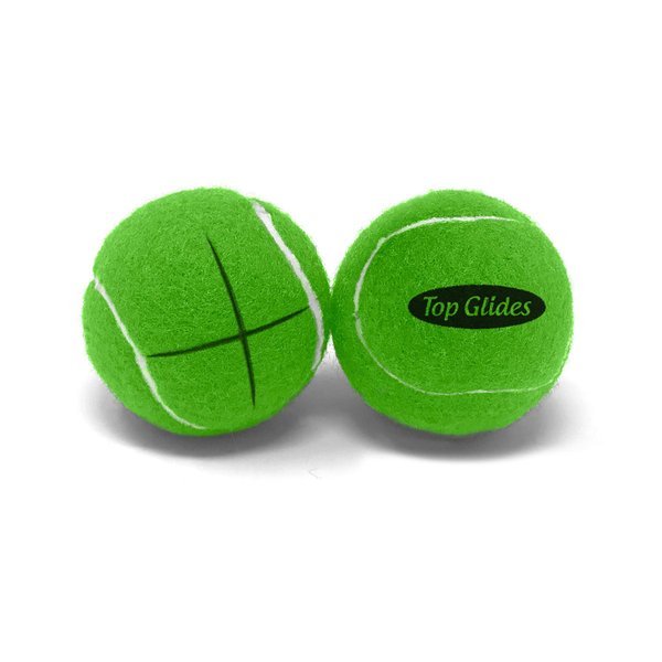 Top Glides Precut Walker Tennis Ball Glides (Green)