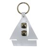 Auburn Leathercraft Door Bell Hanger Sailboat WHITE