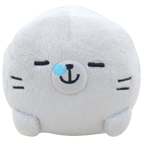 CLEVER IDIOTS INC SAMEZU: Sleeping Shark Plush - Shark Stuffed Animal - Cute, Collectable- Ultra-Soft Polyester Fabric - 4.7 inch (Yummy)