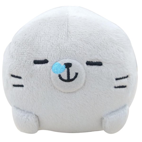 CLEVER IDIOTS INC SAMEZU: Sleeping Shark Plush - Shark Stuffed Animal - Cute, Collectable- Ultra-Soft Polyester Fabric - 4.7 inch (Yummy)