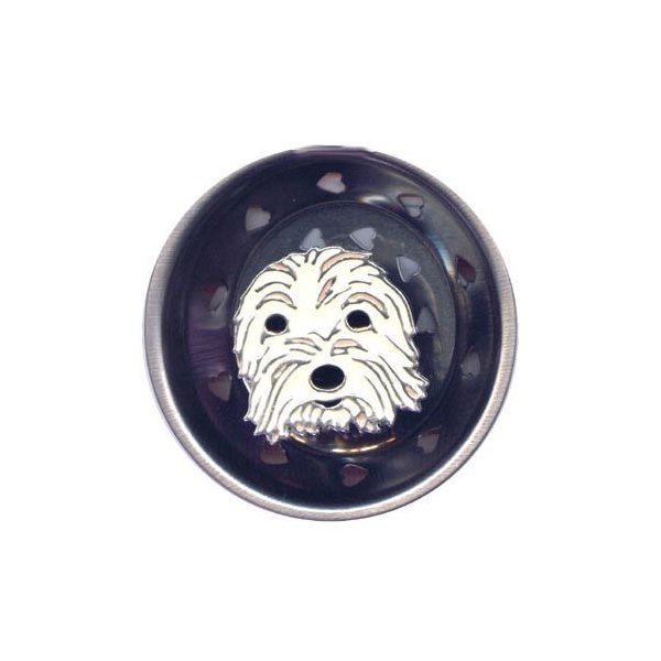 Enamel Kitchen Strainer Rascal the Dog