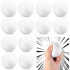Civaner 12 Pieces Mini Volleyball Stress Balls Bulk 2.5 Inch Foam Sports Relief Stress Ball Soft Small Volleyball Toys Ball Decorations for Party Favor School Carnival Reward Gift Filler (White)