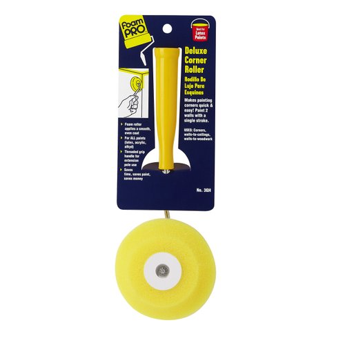 FoamPRO 3GH Corner Paint Roller, 1 Count (Pack of 1)