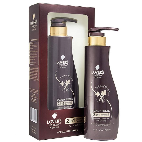 Lover's Hairow Premium - 2in1 Shampoo & Conditioner (13.5 fl. oz/400 ml)