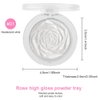 Pearl White Face Highlighter Makeup Shimmer Glitter Rose Sparkly Highlighters Makeup Powder Palette for Face Cheek Skin iluminadores iluminador (pearl white)