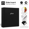 120 Photos Album with Memo Areas for Fujifilm Instax Wide 300 Camera,Linen Cover,Photo Book for Polaroid Now+/Now/I type/OneStep+/600 Instant Film Camera, POP Lab Instant Print Camera (Black)