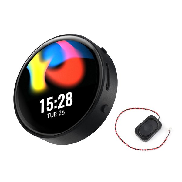 ESP32-S3 with 1.75inch AMOLED Round Touch Display Development Board, 466x466, QSPI Interface, Onboard Dual Digital Microphone Array, Support AI Speech Interaction, with 8Ω 2W Speaker and Case