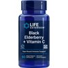 Life Extension Black Elderberry + Vitamin C - Immune System Support, Gluten-Free, Non-GMO - 60 Vegetarian Capsules