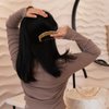 AOZUO Wooden Comb, Natural Sandalwood Wide Tooth Combs Handmade Anti-Static Wood Comb Wood Massage Comb Prevents Static Styling Detangling Tool for Women Girls Straight Curly Thick Wavy Hair