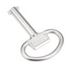 uxcell Electrical Cabinet Key 5.5mm Hole Zinc Alloy Water Meter Box Safety Key 70x48mm 5Pcs