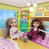 JING SHOW BUSSINESS 5 Sets Doll Clothes for 6 inch Doll ，Include 5 Pieces Girl Mini Dolls, 5 Sets Doll Clothes and 5 Pairs of Doll Shoes