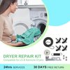 Upgraded Dryer Repair Kit Compatible with LG Kenmore Dryers Includes 4581EL2002C Dryer Drum Roller 4400EL2001A Dryer Belt 4561EL3002A Idler Pulley & Spring Replace 4400EL2001F 4581EL3001E 4581EL2002A