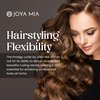 JOYA MIA Prodigy 3-in-1 Interchangeable Titanium Hair Curler - Professional Salon Long-Lasting Curls, Hair Curling Tools Kit, Durable and Easy-to-Use for Various Curl Styles, Black