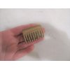 Generic Faux bamboo wood medium/small metal double grip hair claw clip barrette