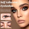 LoveOurHome 7 Pairs Faux Mink Fake Eyelashes Fluffy False Eyelashes Cat Eye Wispy Lashes Natural Look Lash Extension Eye Lashes 6D Volume False Lashes Wispy with Tweezers for Women Teen Girls