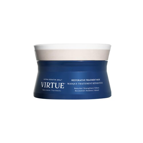 VIRTUE Restorative Hair Mask Treatment for Damaged Hair with Keratin and Baobab Seed Oil, Safe for All Hair Types, Color Safe